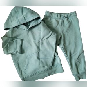 Jumping Beans mint green fleece set boy's 2T